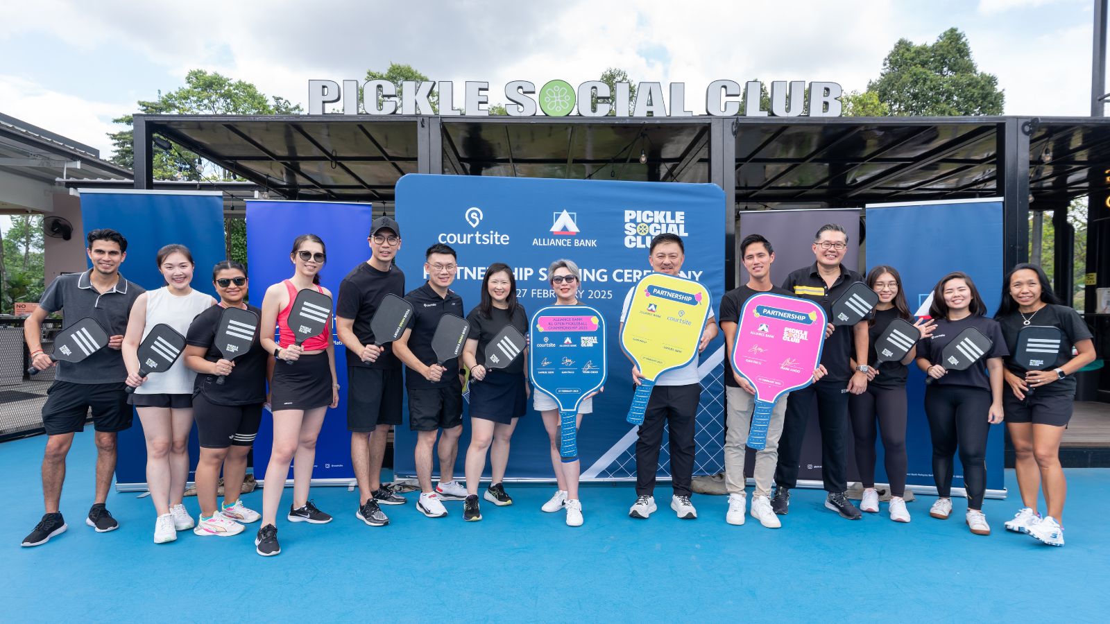 Alliance Bank, Courtsite and Pickle Social Club teams together after formalising Malaysia’s first bank partnership in pickleball