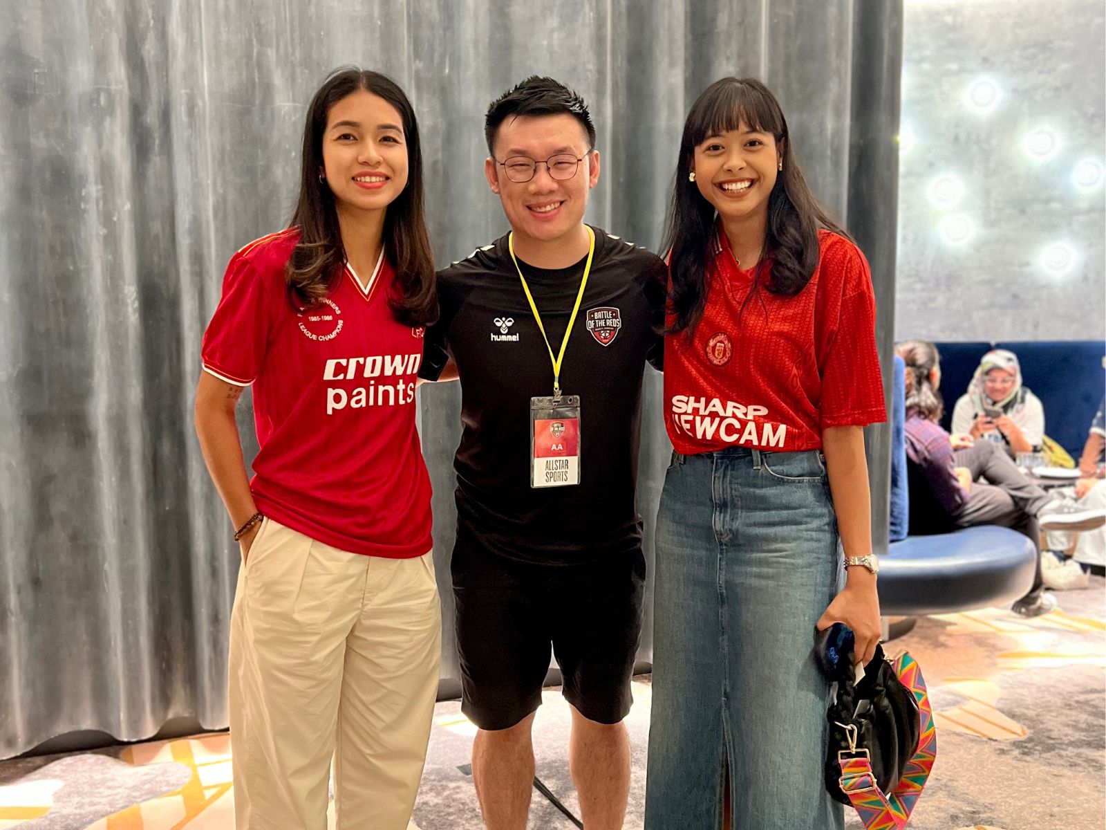 Sam Siew with Intan Serah and Steffi Sidhu