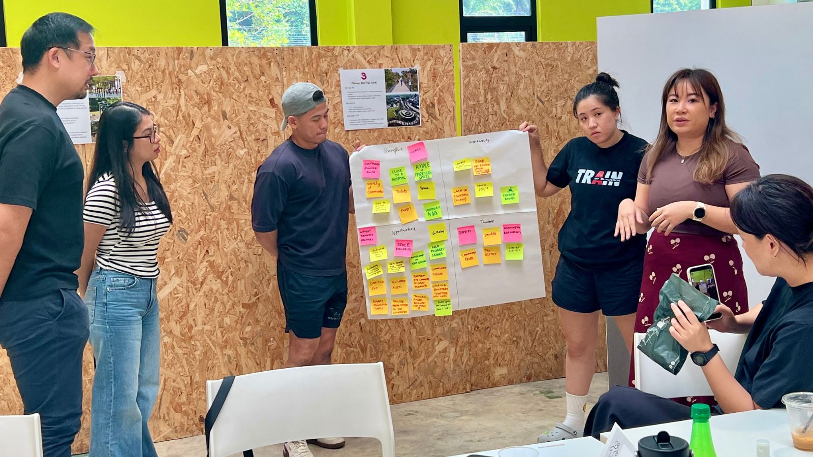 PARC Subang stakeholders presenting community feedback and ideas for activating the calisthenics park